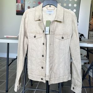 Beige Trucker Jacket NWT